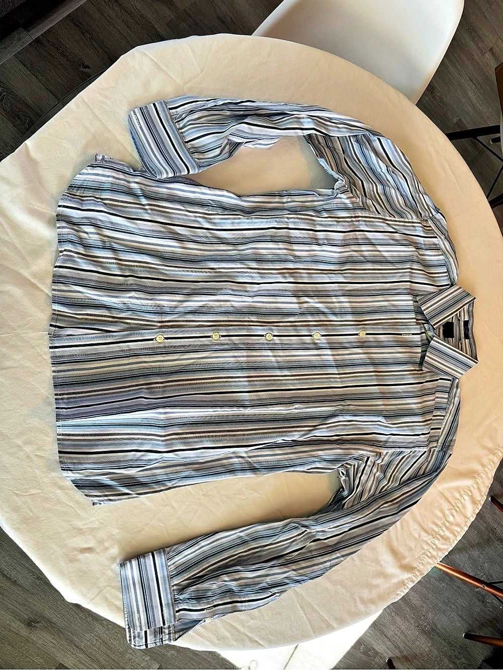GAP Men's Striped Button Down Size Medium